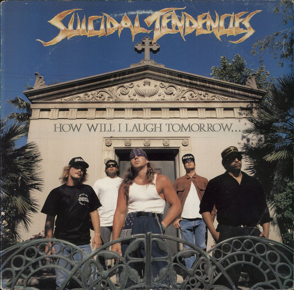 Suicidal Tendencies How Will I Laugh Tomorrow When I Can't Even Smile Today - Promo Stamped US Promo vinyl LP album (LP record) E44288