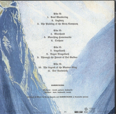 Summoning Minas Morgul - Blue Vinyl Austrian 2-LP vinyl record set (Double LP Album)