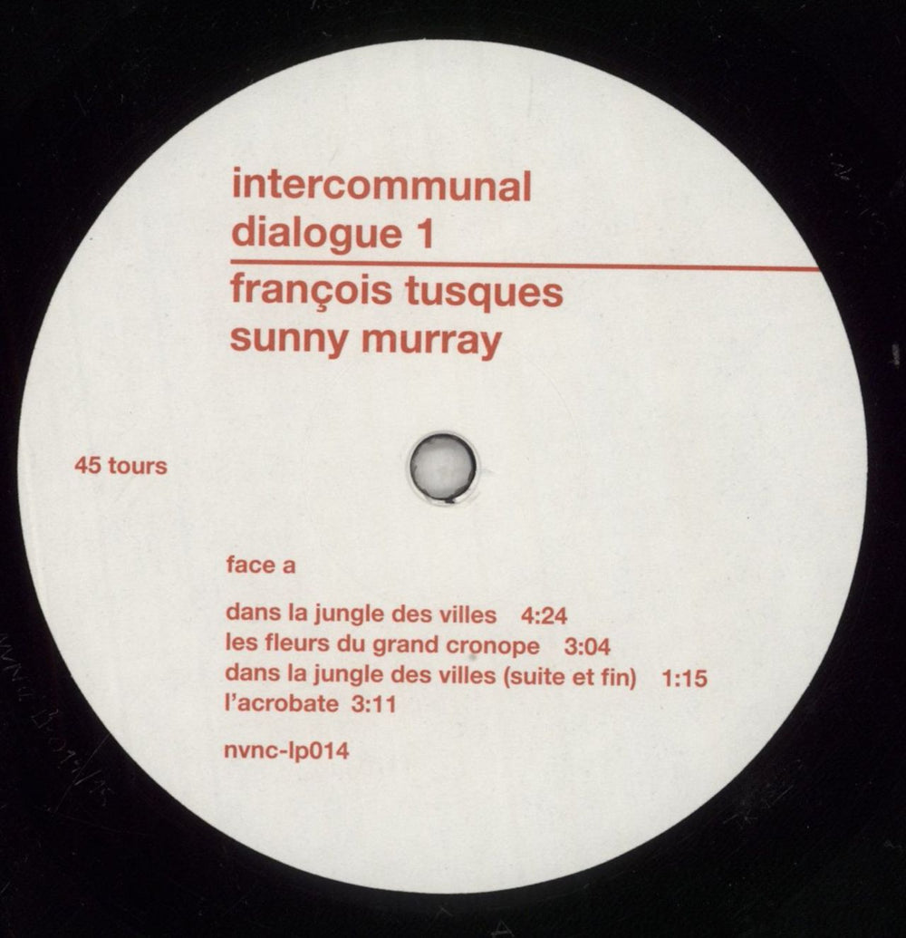 Sunny Murray Intercommunal Dialogue 1 & 2 Luxembourg 2-LP vinyl record set (Double LP Album) V3N2LIN855929