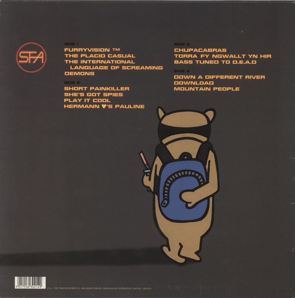 Super Furry Animals Radiator - Autographed UK 2-LP vinyl record set (Double LP Album) 5017556302149