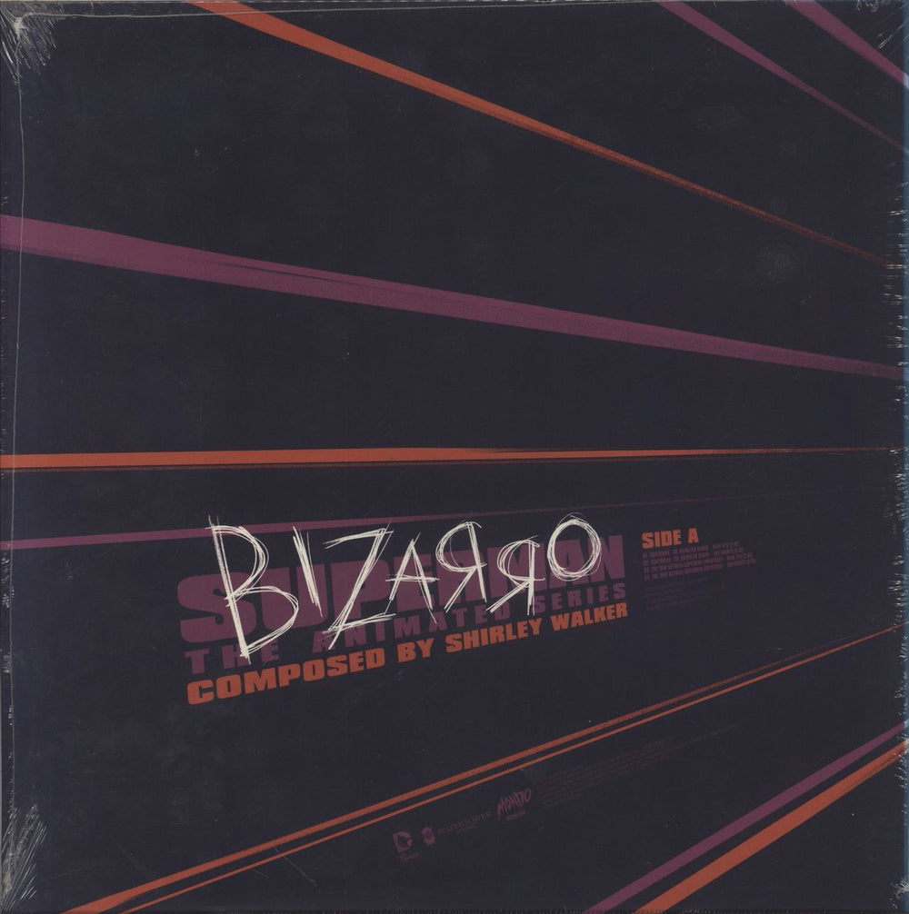 Superman Superman The Animated Series - Shaped Purple & Yellow Vinyl -  Bizarro Version - Sealed US 12" vinyl single (12 inch record / Maxi-single) 616892308744