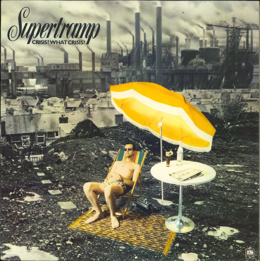 Supertramp Crisis? What Crisis? - 1st + Insert - VG UK vinyl LP album (LP record) AMLH68347