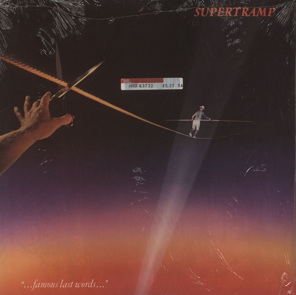 Supertramp Famous Last Words - Shrink UK vinyl LP album (LP record) AMLK63732