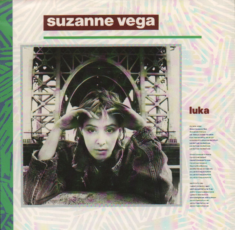 Suzanne Vega Luka - Silver injection UK 7" vinyl single (7 inch record / 45) VEGA1