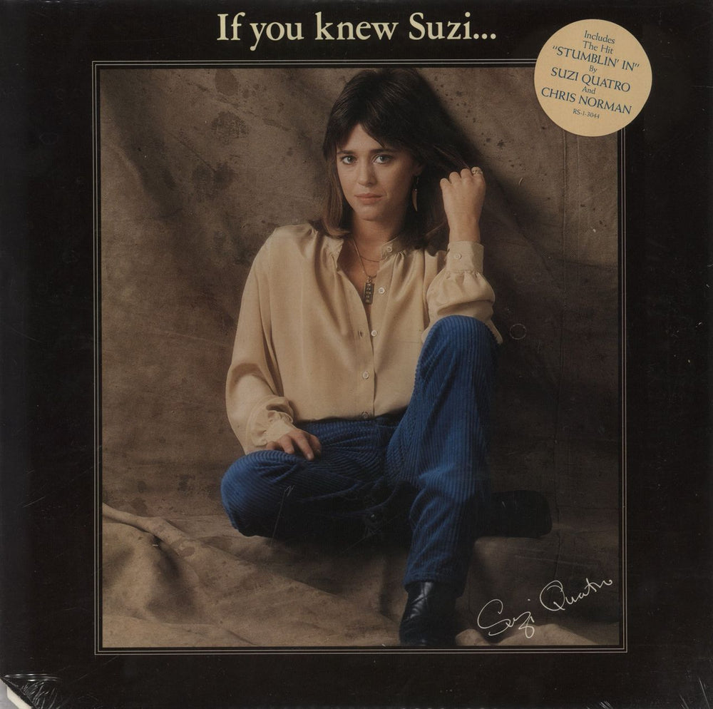 Suzi Quatro If You Knew Suzi... - Sealed + Stickered US vinyl LP album (LP record) RS-1-3044