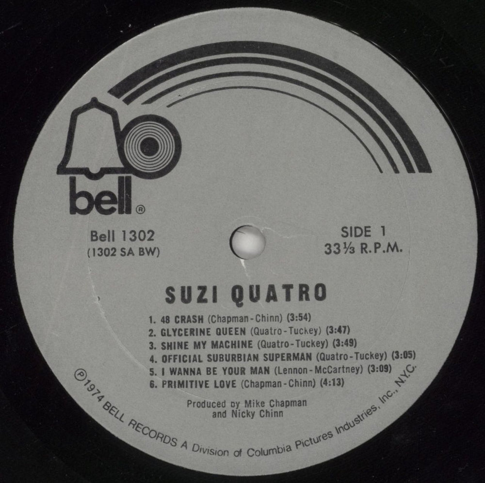 Suzi Quatro Suzi Quatro US vinyl LP album (LP record) SUZLPSU524886
