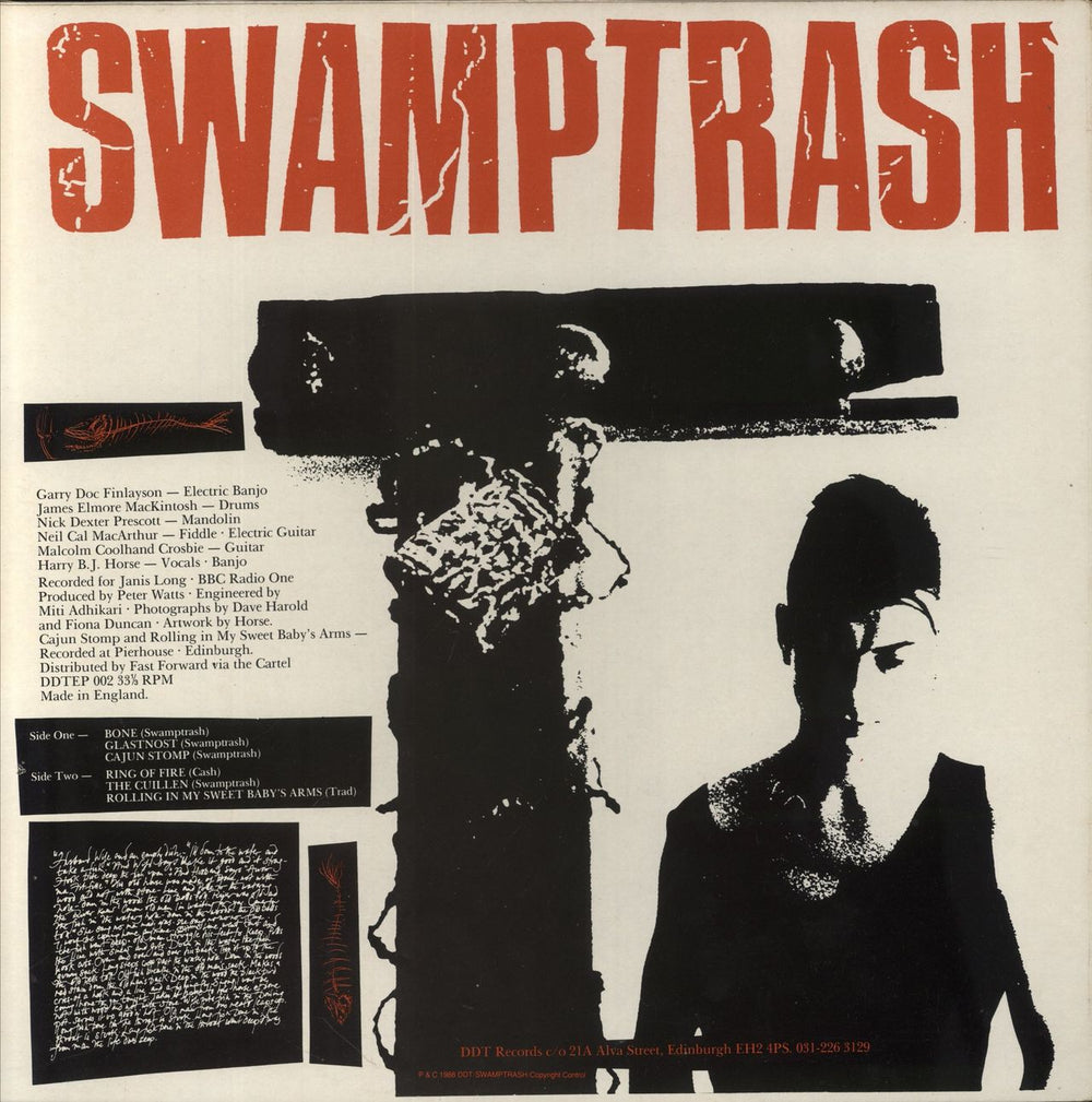 Swamptrash Bone EP UK 12" vinyl single (12 inch record / Maxi-single)