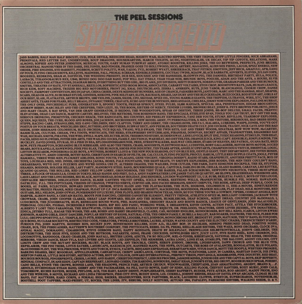 Syd Barrett The Peel Sessions - VG UK 12" vinyl single (12 inch record / Maxi-single) SFPS043