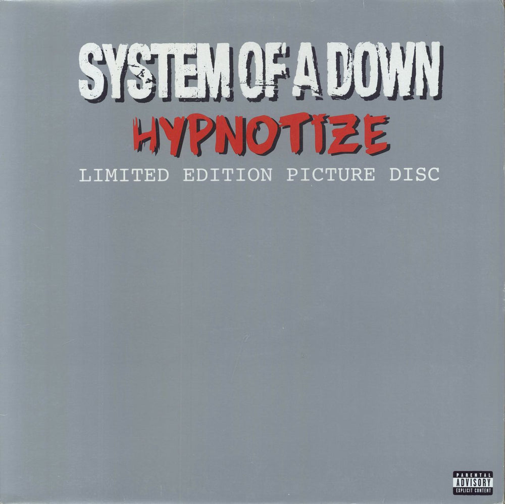 System Of A Down Hypnotize UK picture disc LP (vinyl picture disc album) 82876726111