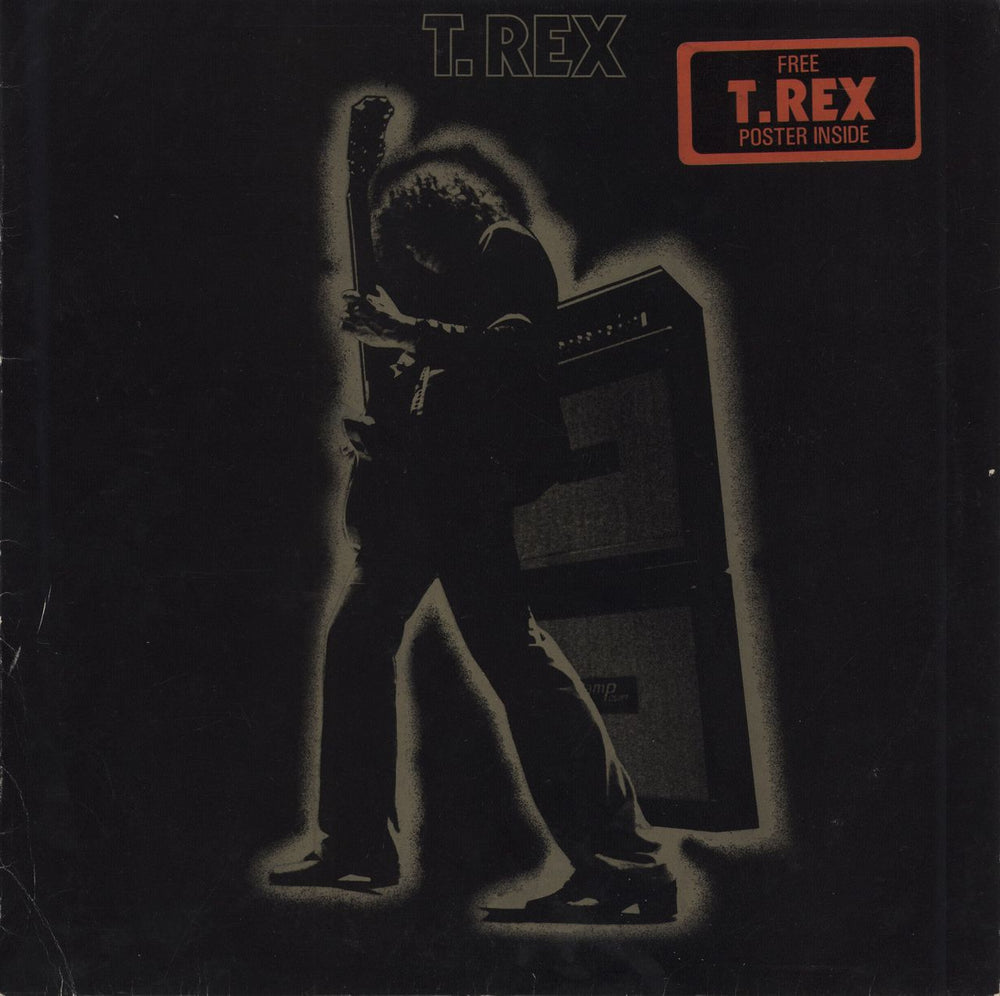 T-Rex / Tyrannosaurus Rex Electric Warrior - 1st + Inner - Sticker - VG UK vinyl LP album (LP record) HIFLY6