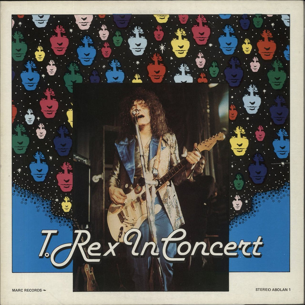 T-Rex / Tyrannosaurus Rex In Concert + Poster - EX UK vinyl LP album (LP record) ABOLAN1