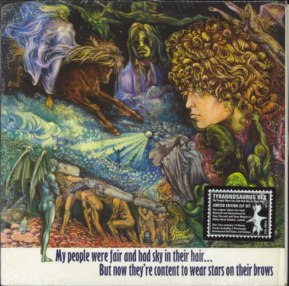 T-Rex / Tyrannosaurus Rex My People Were Fair - 180gm Vinyl + Shrink UK 2-LP vinyl record set (Double LP Album) 535389-6