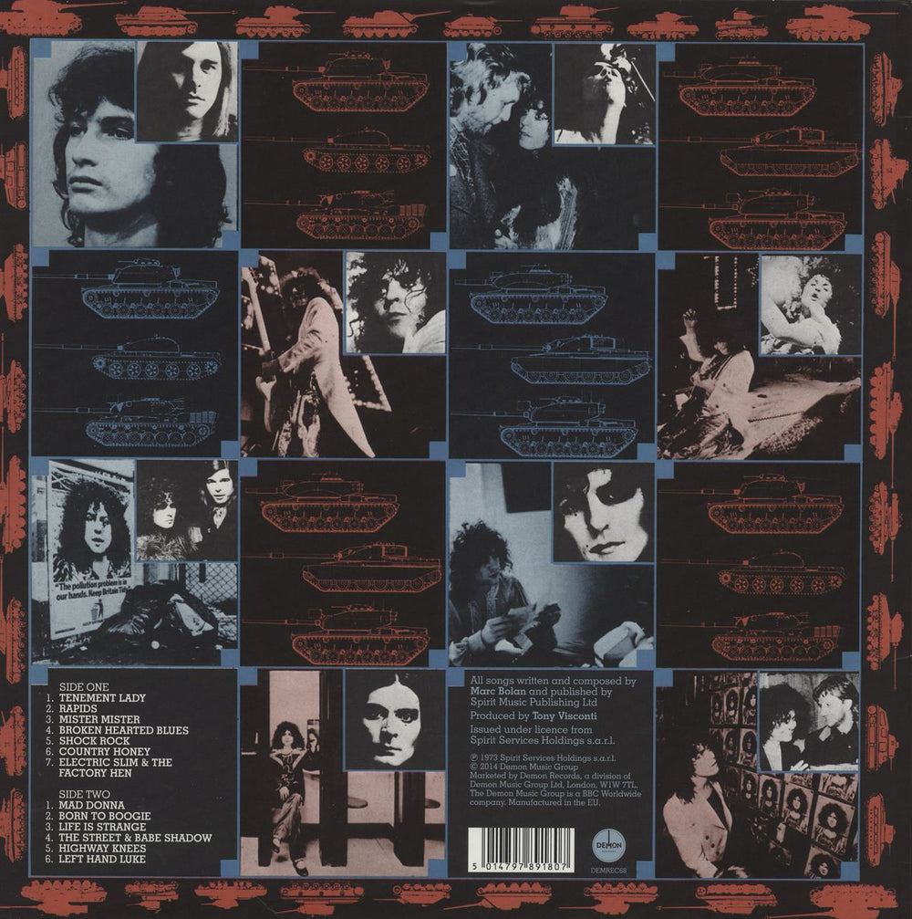 T-Rex / Tyrannosaurus Rex Tanx UK vinyl LP album (LP record) 5014797891807