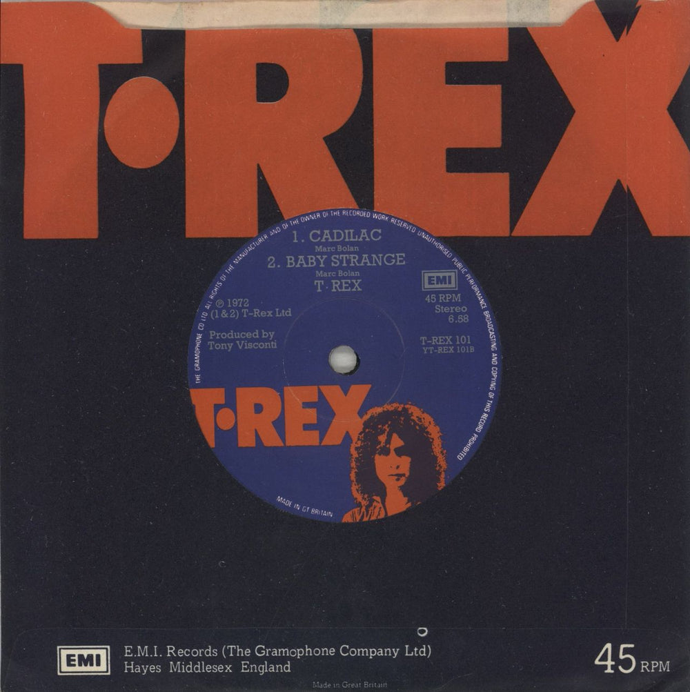T-Rex / Tyrannosaurus Rex Telegram Sam UK 7" vinyl single (7 inch record / 45)