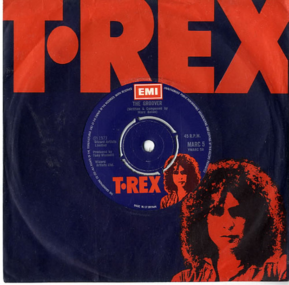 T-Rex / Tyrannosaurus Rex The Groover - 4pr UK 7" vinyl single (7 inch record / 45) MARC5