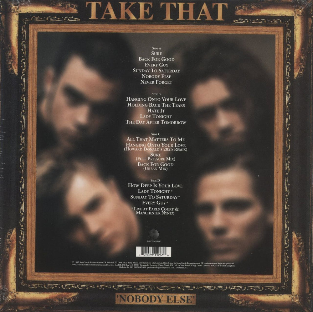 Take That Nobody Else: 30th Anniversary - Marbled Orange Vinyl - Sealed UK 2-LP vinyl record set (Double LP Album) 198029112610