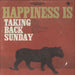 Taking Back Sunday Happiness Is - Clear Gold Vinyl UK vinyl LP album (LP record) HR791-1