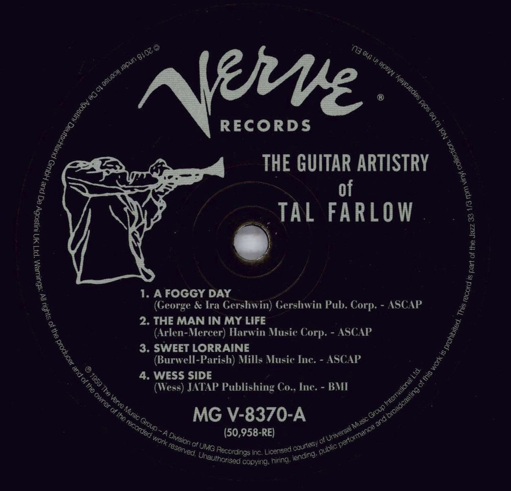 Tal Farlow The Guitar Artistry Of Tal Farlow - 180gm Vinyl + Booklet UK vinyl LP album (LP record) LO3LPTH832378