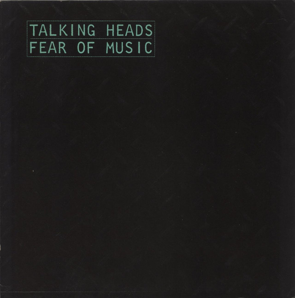 Talking Heads Fear Of Music Dutch vinyl LP album (LP record) WBN56707