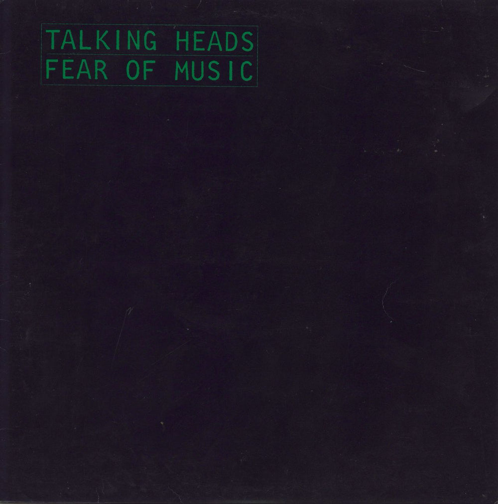 Talking Heads Fear Of Music - EX UK vinyl LP album (LP record) SRK6076