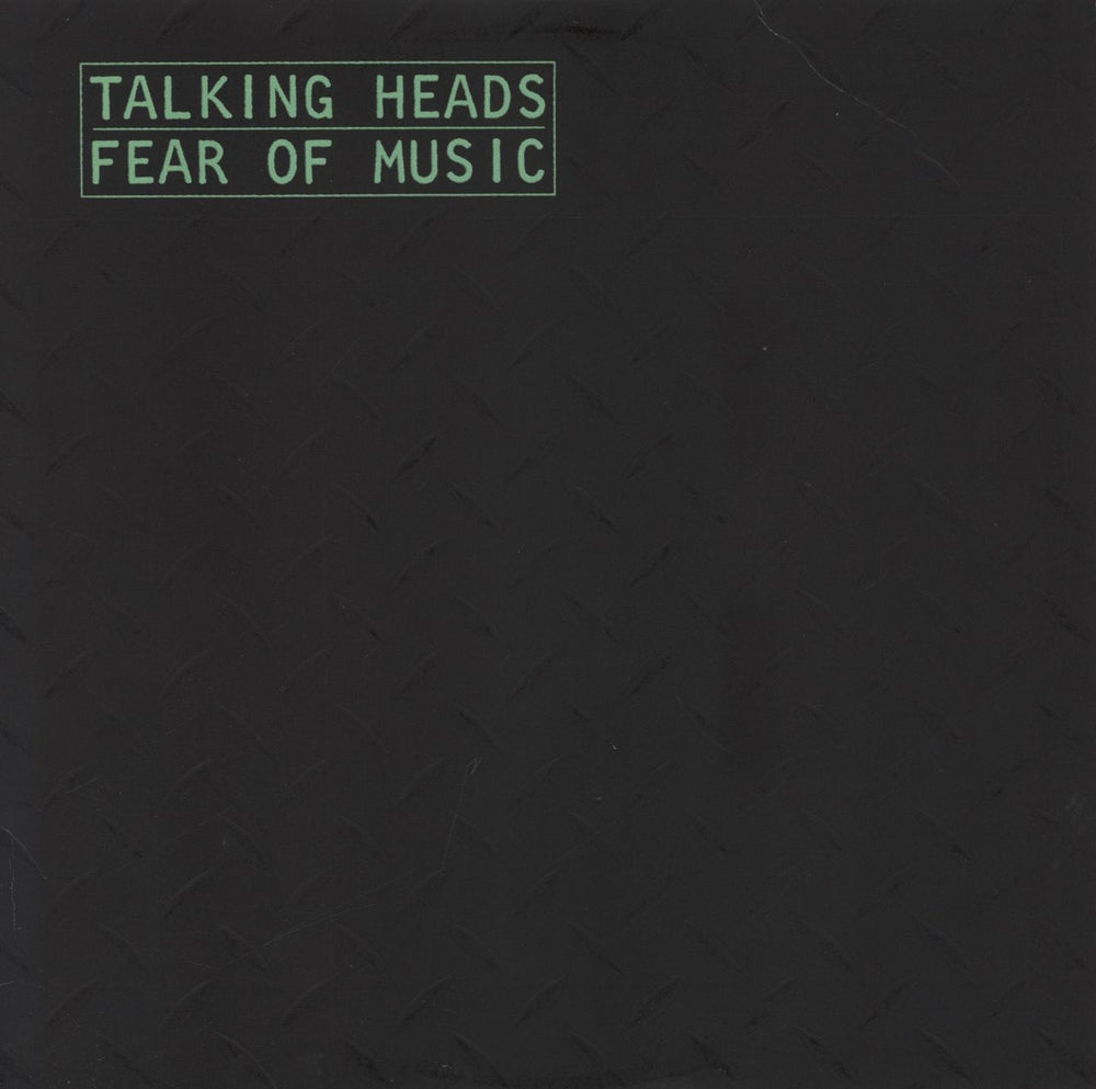 Talking Heads Fear Of Music - EX US vinyl LP album (LP record) SRK6076