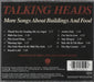 Talking Heads More Songs About Buildings And Food German CD album (CDLP) 075992742511