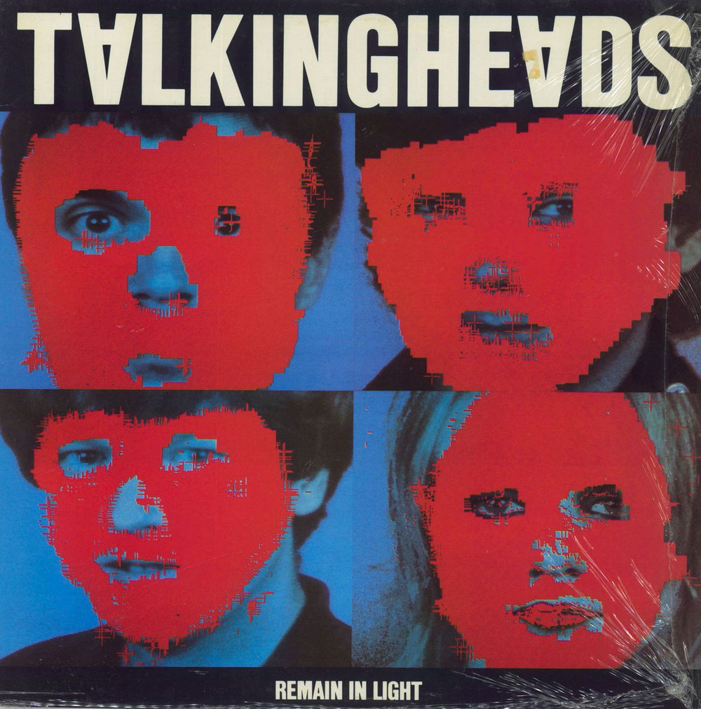 Talking Heads Remain In Light - 1st - Shrink + Inner & Insert UK vinyl LP album (LP record) SRK6095