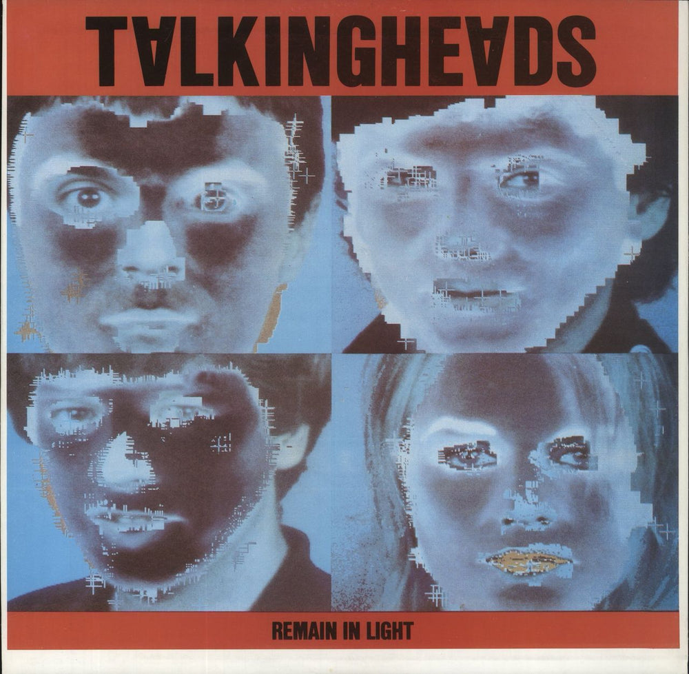 Talking Heads Remain In Light German vinyl LP album (LP record) 1980