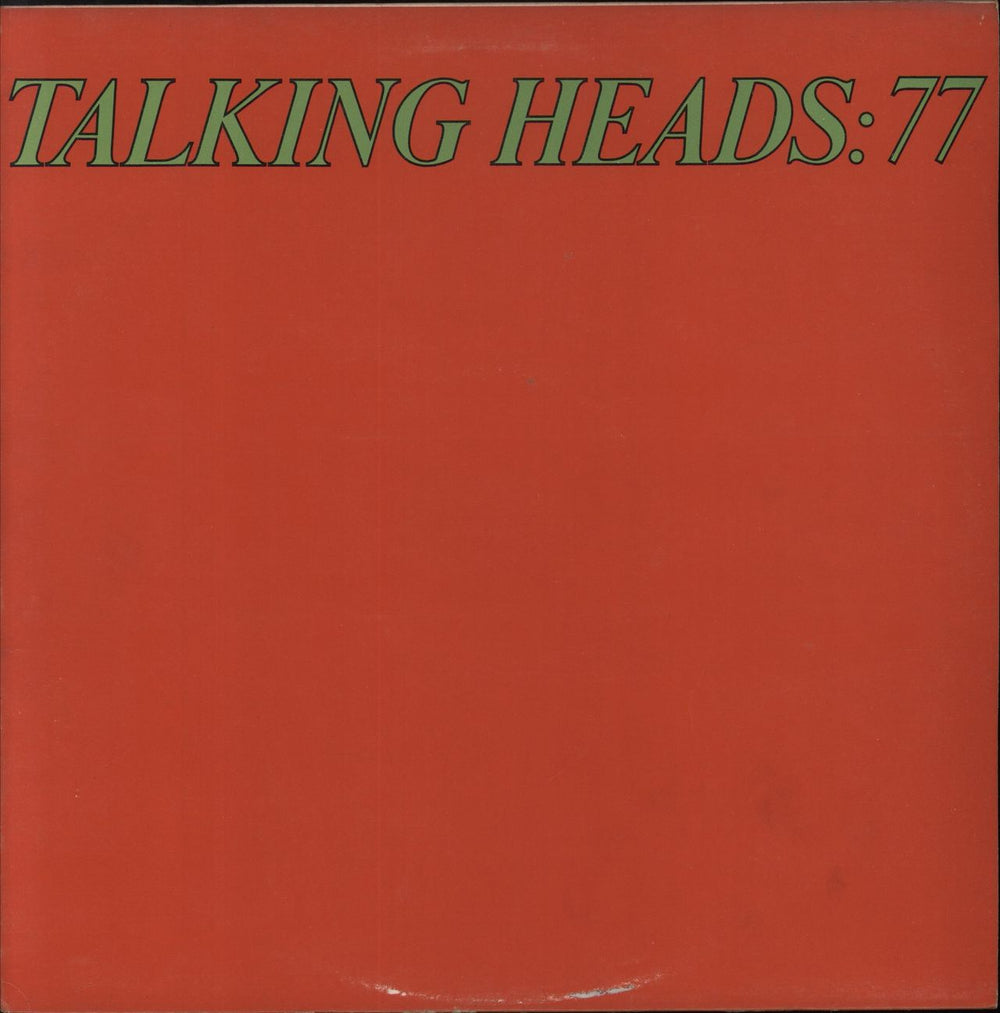 Talking Heads Talking Heads: 77 - EX UK vinyl LP album (LP record) 9103328