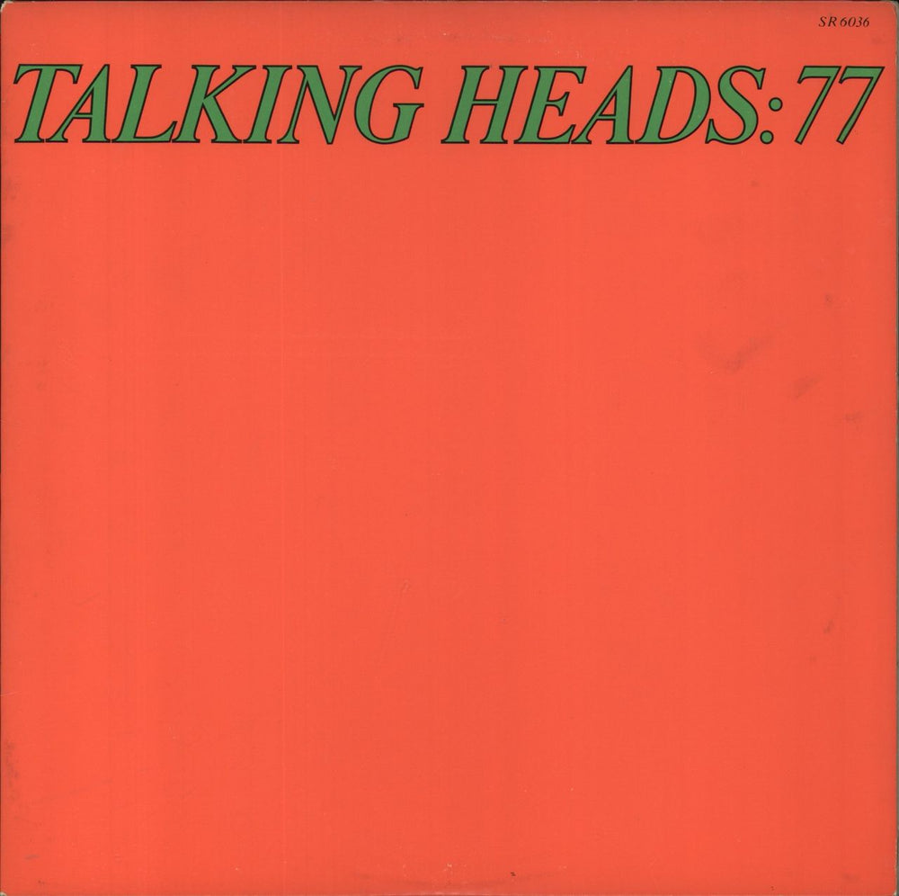 Talking Heads Talking Heads: 77 - EX US vinyl LP album (LP record) SR6036