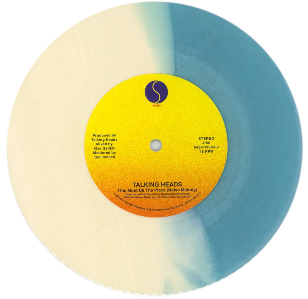 Talking Heads This Must Be The Place [Naïve Melody] - RSD16 - White & Clear Vinyl - EX UK 7" vinyl single (7 inch record / 45) TAL07TH845770