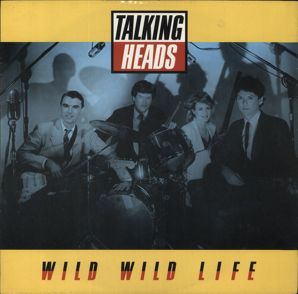 Talking Heads Wild Wild Life - Promo Stickered UK Promo 12" vinyl single (12 inch record / Maxi-single) 12EMI5567