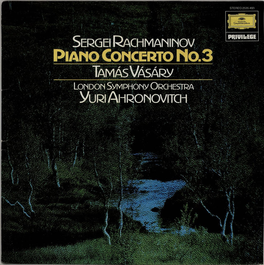 Tamás Vásáry Rachmaninov: Piano Concerto No. 3 in D Minor, Op.30 UK vinyl LP album (LP record) 2535493