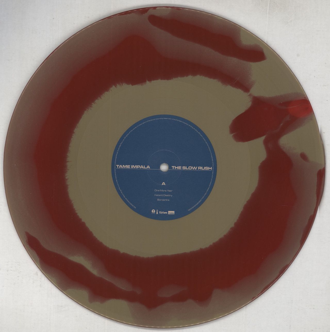 Tame Impala The Slow Rush - 180gm Red & Blue Gold Splodge Vinyl UK