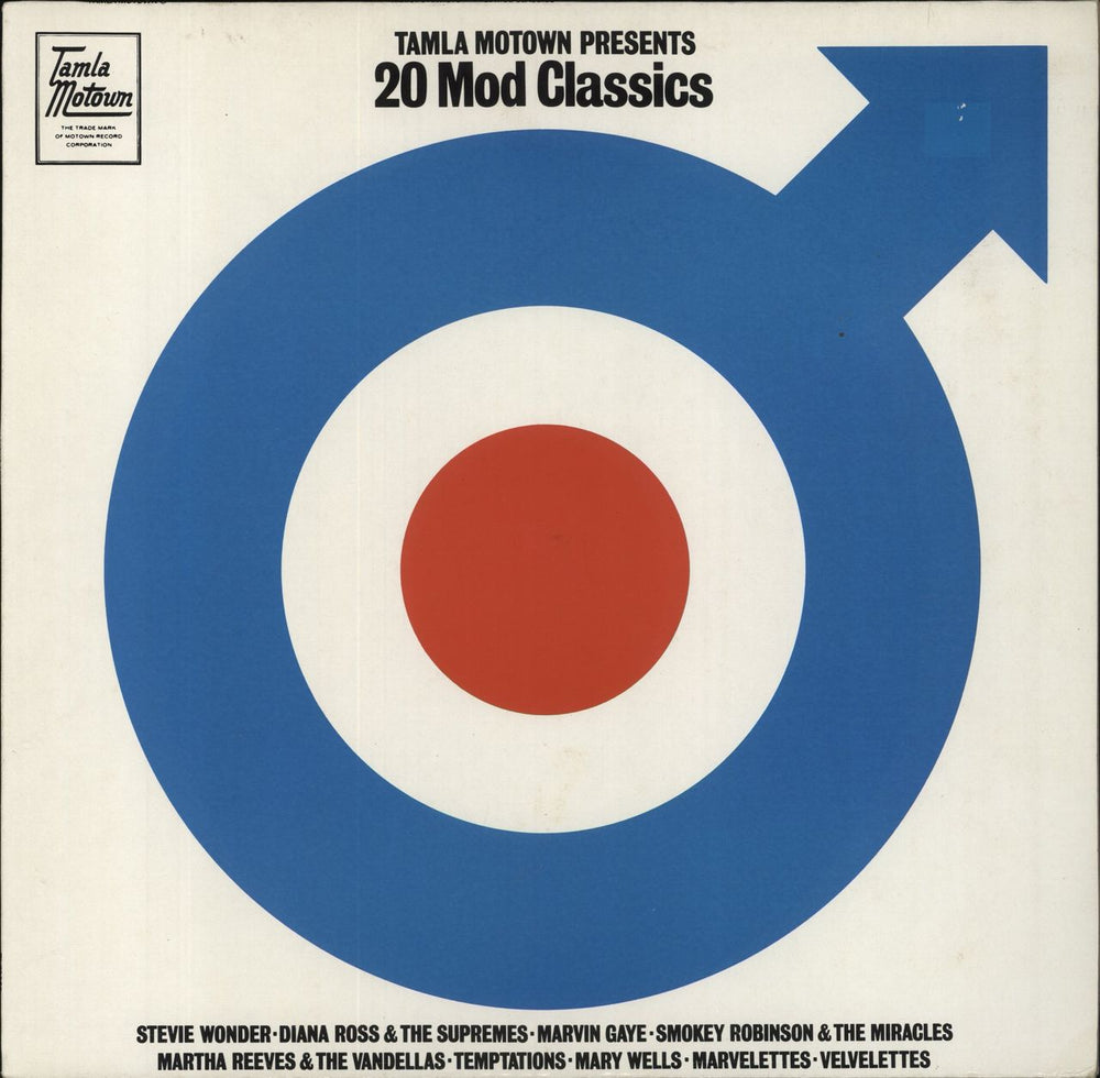 Tamla Motown 20 Mod Classics UK vinyl LP album (LP record) ZL72032