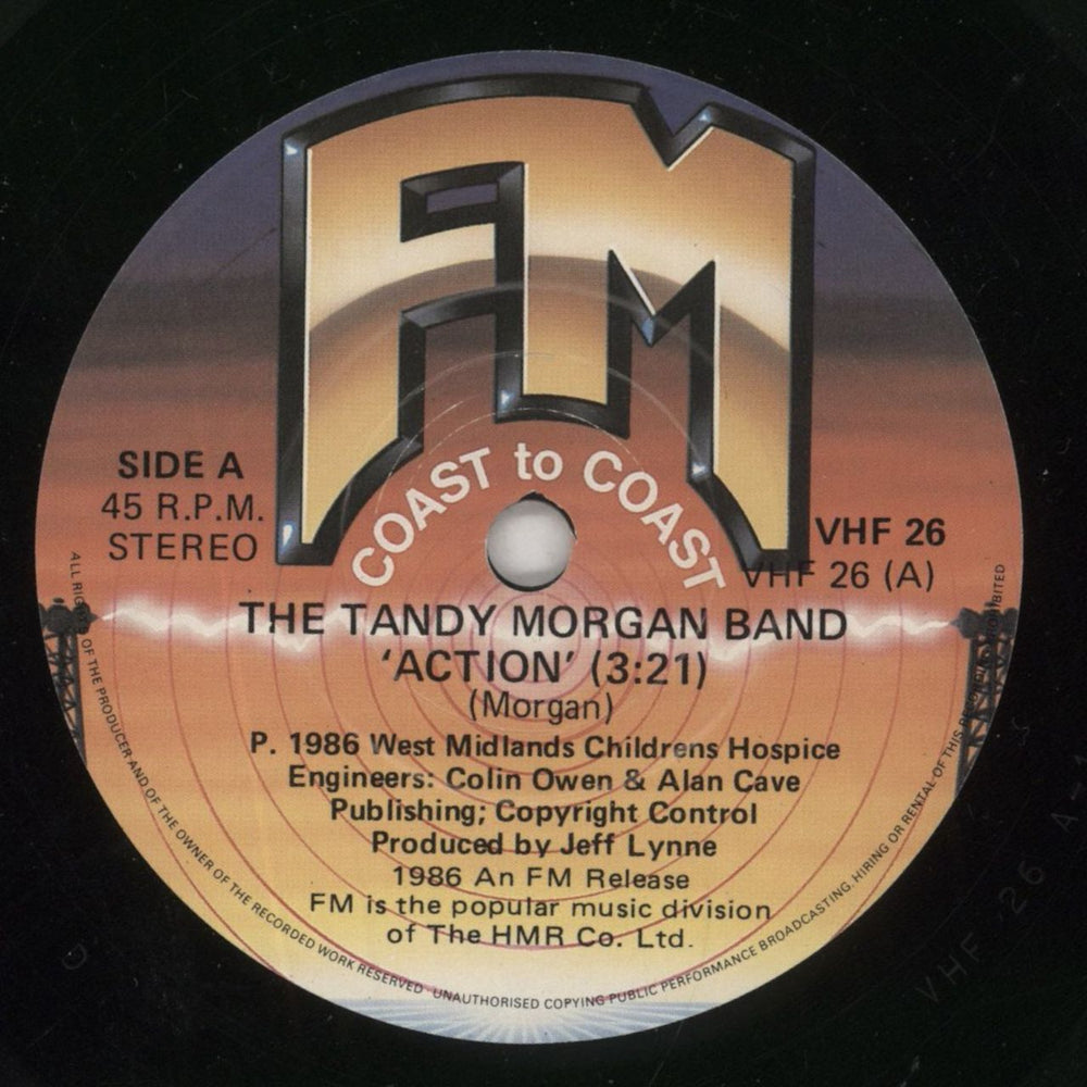 Tandy Morgan Action! UK 7" vinyl single (7 inch record / 45) 8AT07AC855371