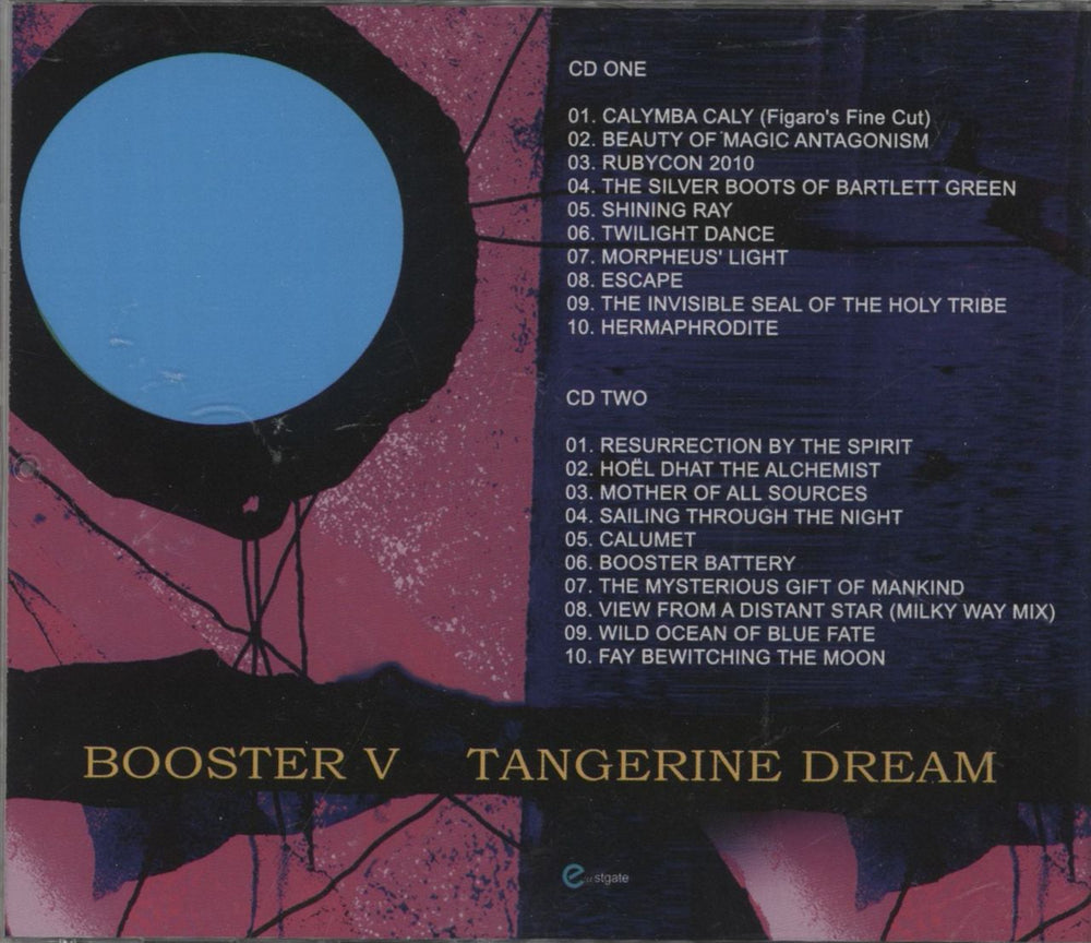 Tangerine Dream Booster V German 2 CD album set (Double CD)