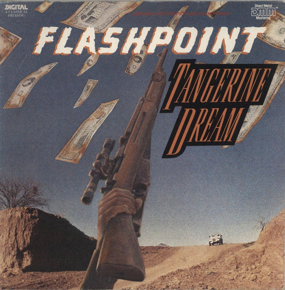 Tangerine Dream Flashpoint UK picture disc LP (vinyl picture disc album) HMIHP29