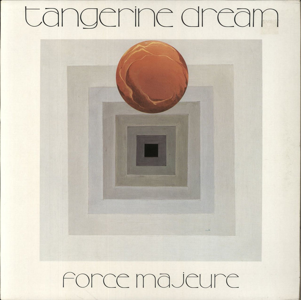 Tangerine Dream Force Majeure UK vinyl LP album (LP record) OVED111