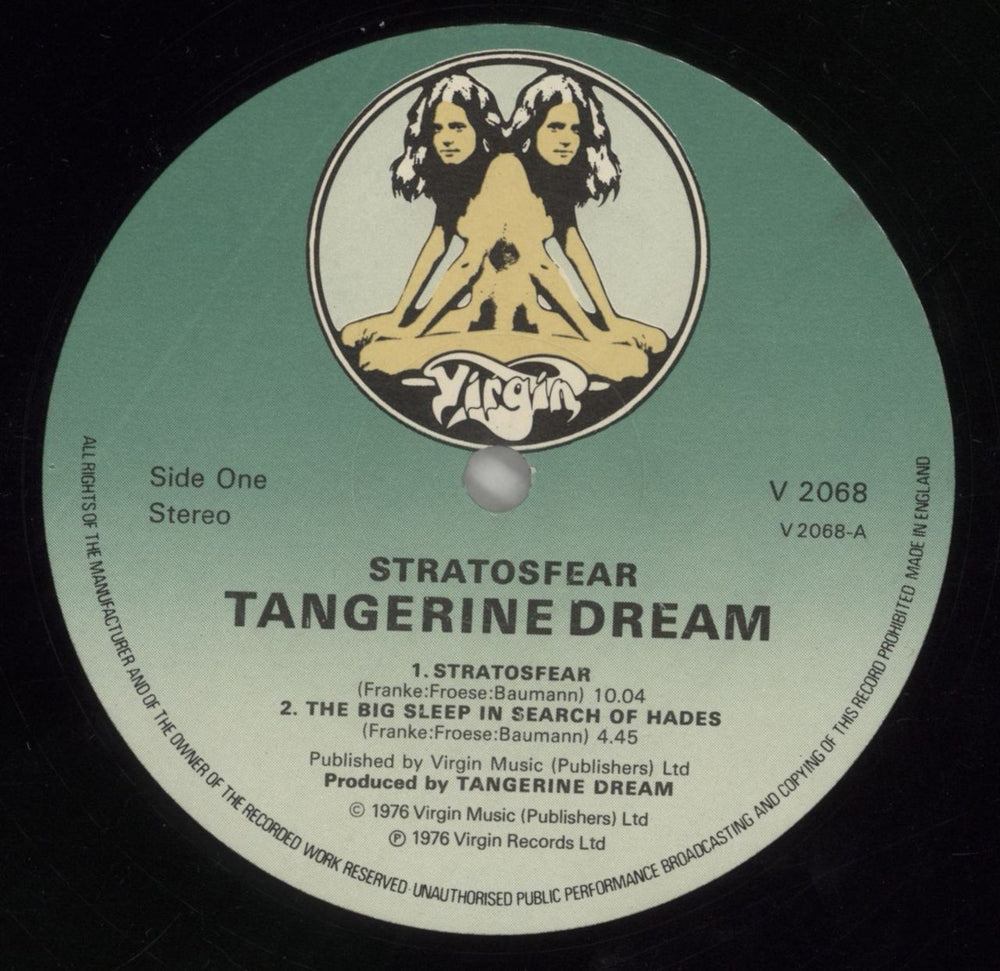 Tangerine Dream Stratosfear - glossy p/s UK vinyl LP album (LP record) TANLPST731069