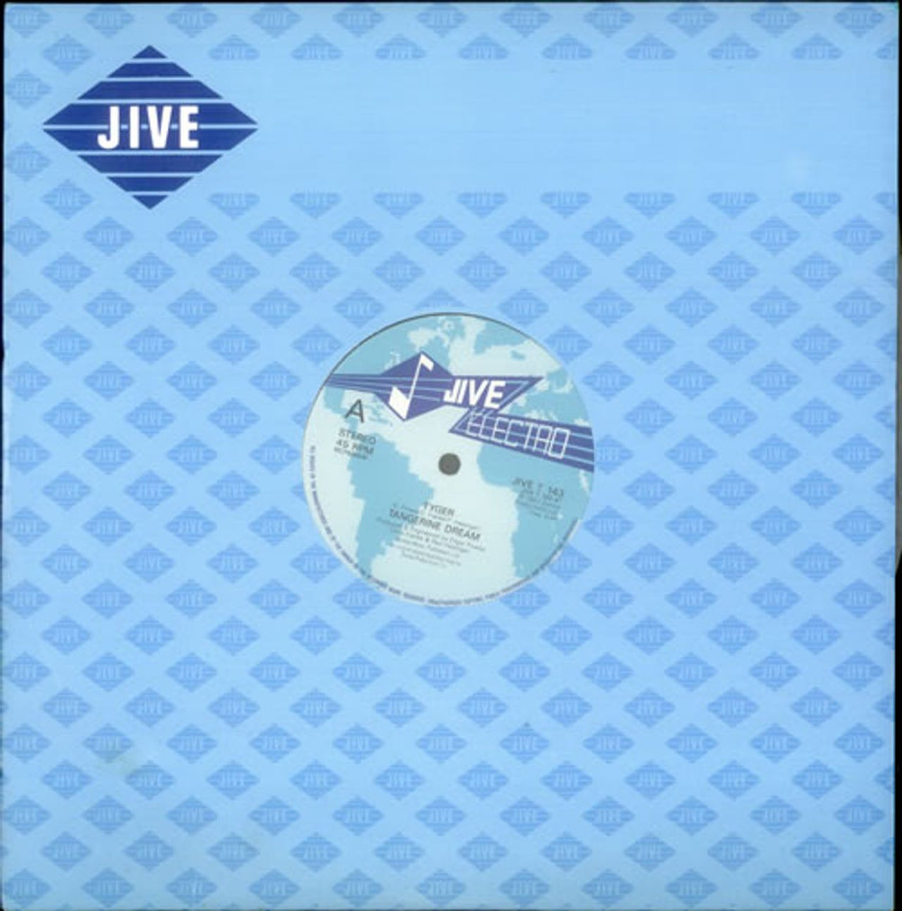 Tangerine Dream Tyger UK 12" vinyl single (12 inch record / Maxi-single) JIVET143