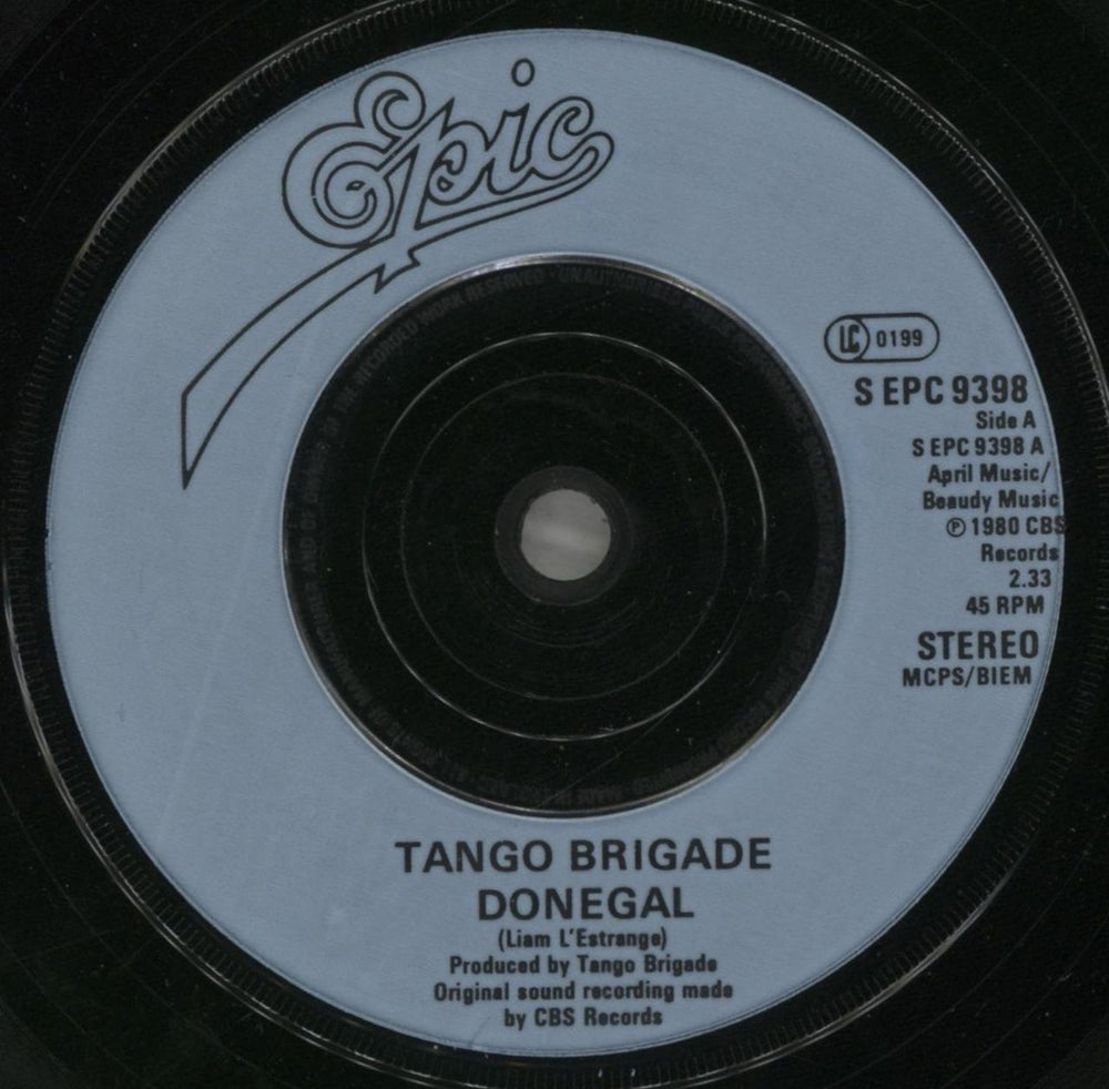 Tango Brigade Donegal UK 7" vinyl single (7 inch record / 45) 7DO07DO857221