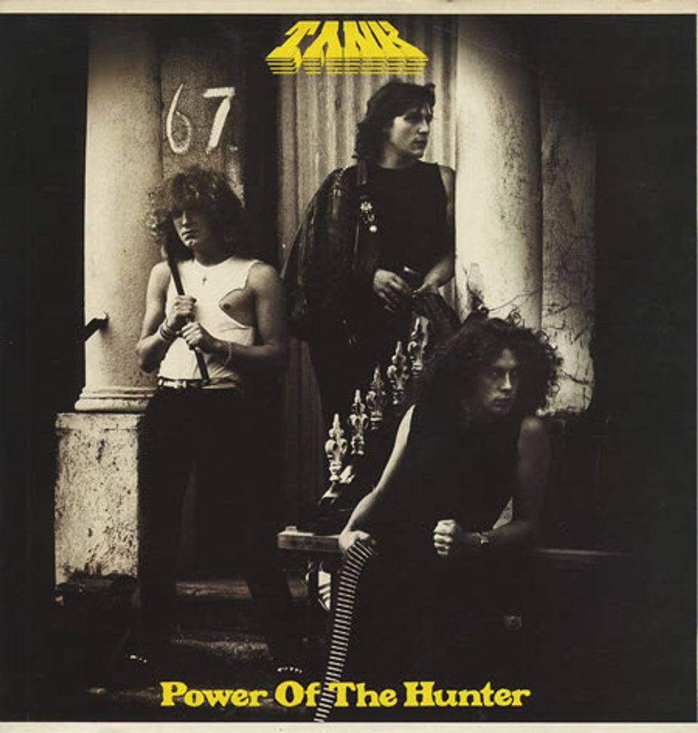 Tank Power Of The Hunter UK vinyl LP album (LP record) KAMLP3