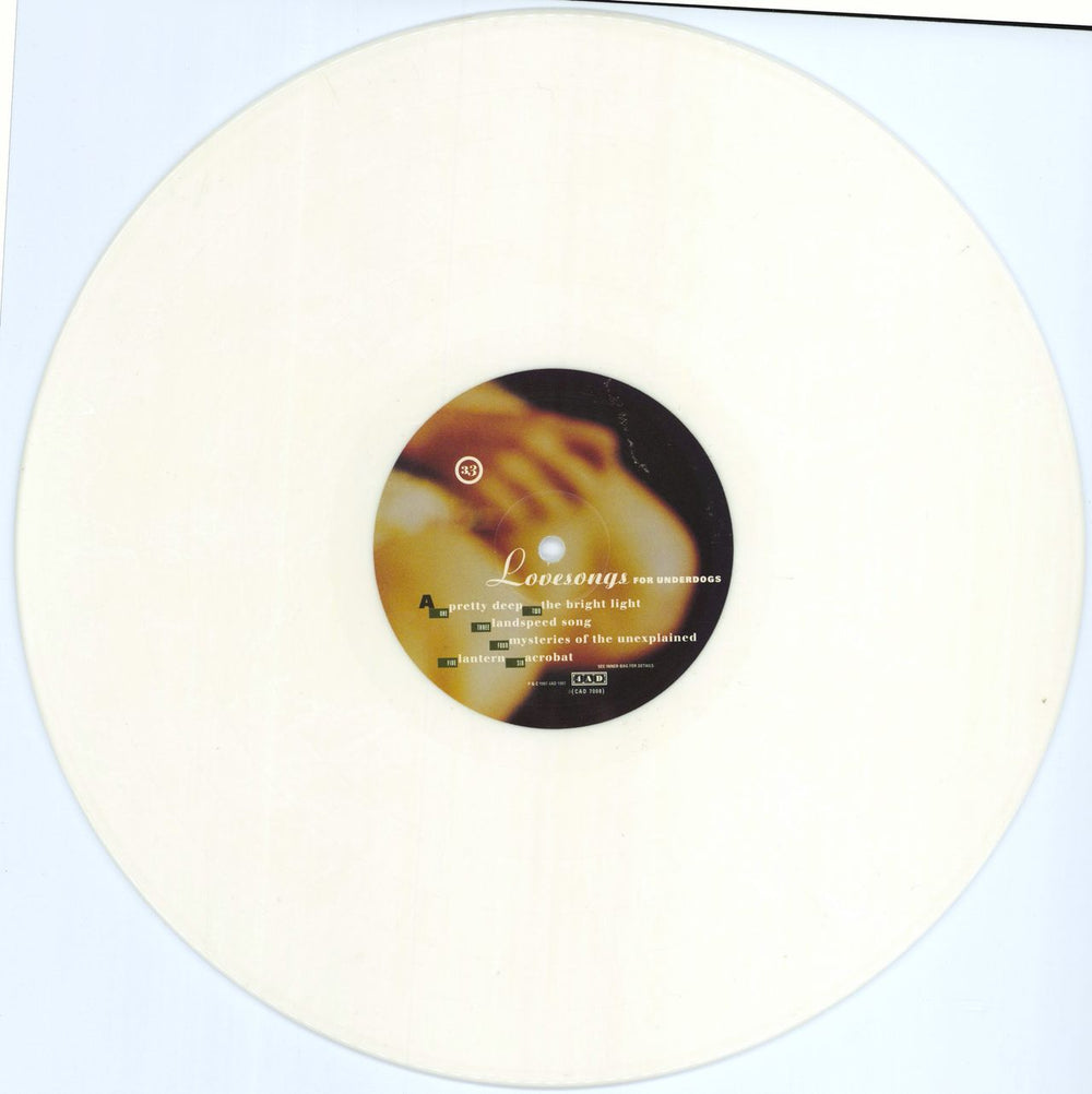 Tanya Donelly Lovesongs For Underdogs - White Vinyl UK vinyl LP album (LP record) NYALPLO194885