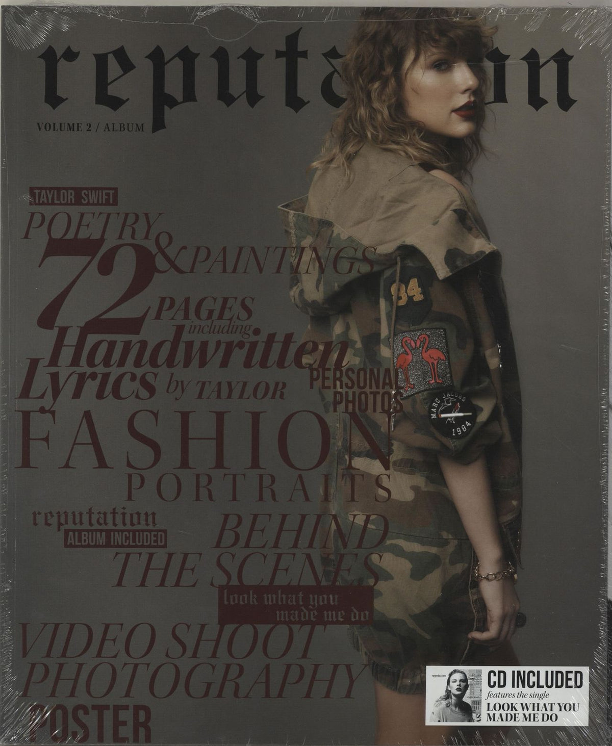 Taylor Swift Reputation/Volume 2 Magazine Edition CD - Sealed US