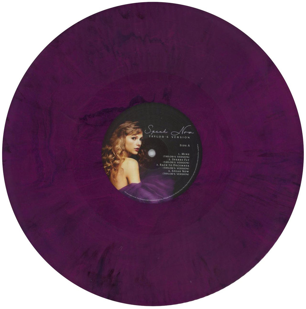 Taylor Swift Speak Now (Taylor's Version) - Orchid Marbled Vinyl UK 3-LP vinyl record set (Triple LP Album) T503LSP837650