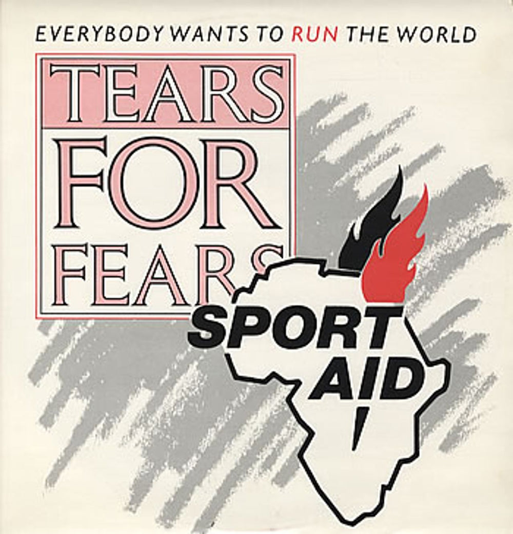 Tears For Fears Everybody Wants To Run The World UK 12" vinyl single (12 inch record / Maxi-single) RACE112