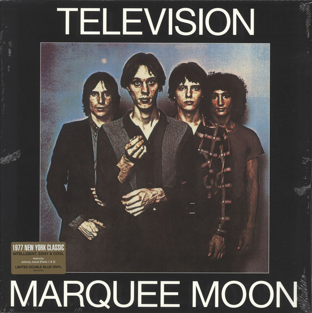 Television Marquee Moon - Blue Vinyl - Sealed UK 2-LP vinyl record set (Double LP Album) 0603497857944