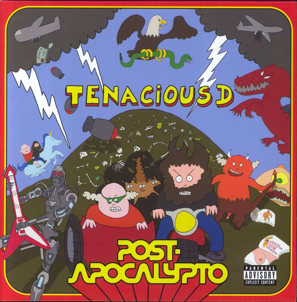 Tenacious D Post-Apocalypto - Green Vinyl UK vinyl LP album (LP record) 19075893381