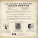 Teresa Brewer My Golden Favorites UK vinyl LP album (LP record)
